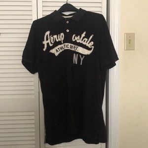 Black Aeropostale polo
